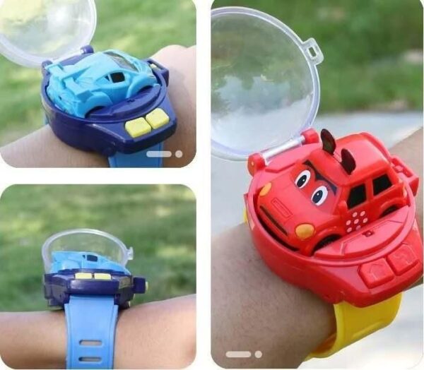 Speed Up Car Cartoon Mini Watch Car Toy, Usb Rechargeable - Image 2