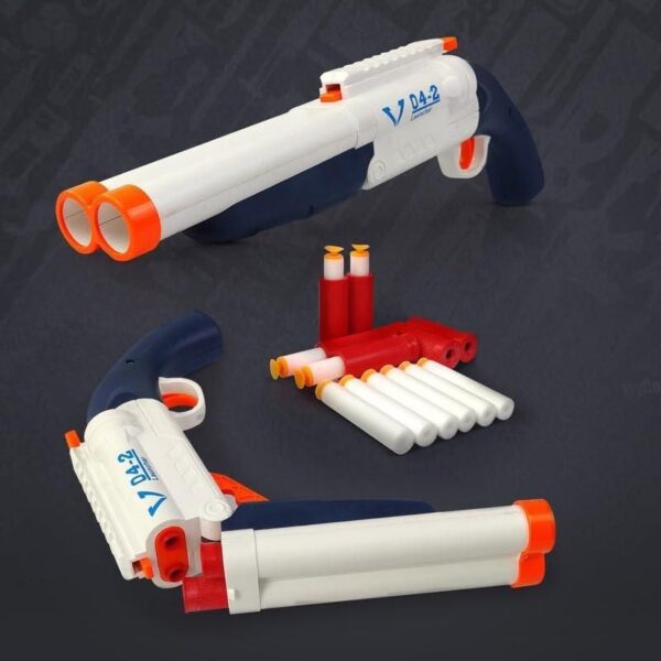 Shotgun Toy Gun for Kids with 10 Foam Bullets - Image 2